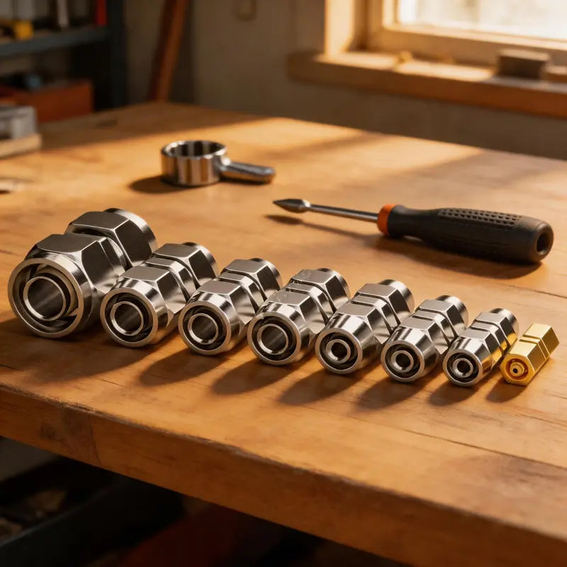 Radiant Straight Air Line Fittings for Trucks, Heavy Duty Push-In Pneumatic Quick Connect Joints, 4-16mm High Temperature Tubing Pipes, Industrial Pipe Fittings & Accessories with Quick & Easy Installation, Tubing Pipes, Pipe Fittings & Accessories