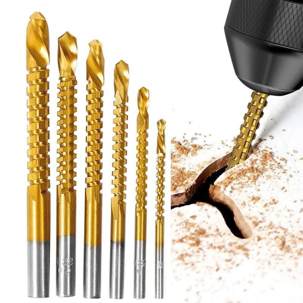 Drill Bit Set, 6 Pieces
