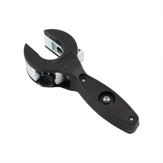 Single-Hand Ratchet Pipe Cutter Tool, Quick Cut for 5/16"-1 1/8" (8-29mm) Stainless Steel, Copper & Alu Cuts, Plastic Pipes, Convenient Tight Space Use, Easy Access Plumbing Home Improvement Hand Tool