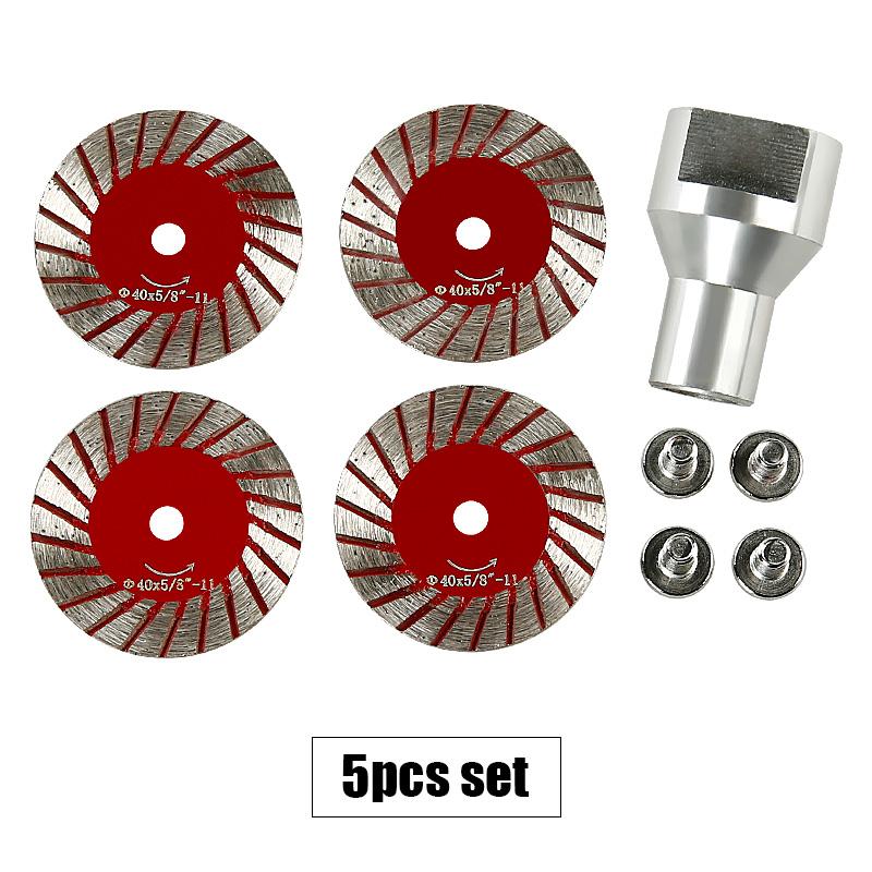 3PCS/5PCS 1.57" Diamond Saw Blades for Granite, Marble, Sandstone, Tombstone & Stone - Angle Grinder Tool for Carving, Lettering in Masonry & DIY,toolupgrade