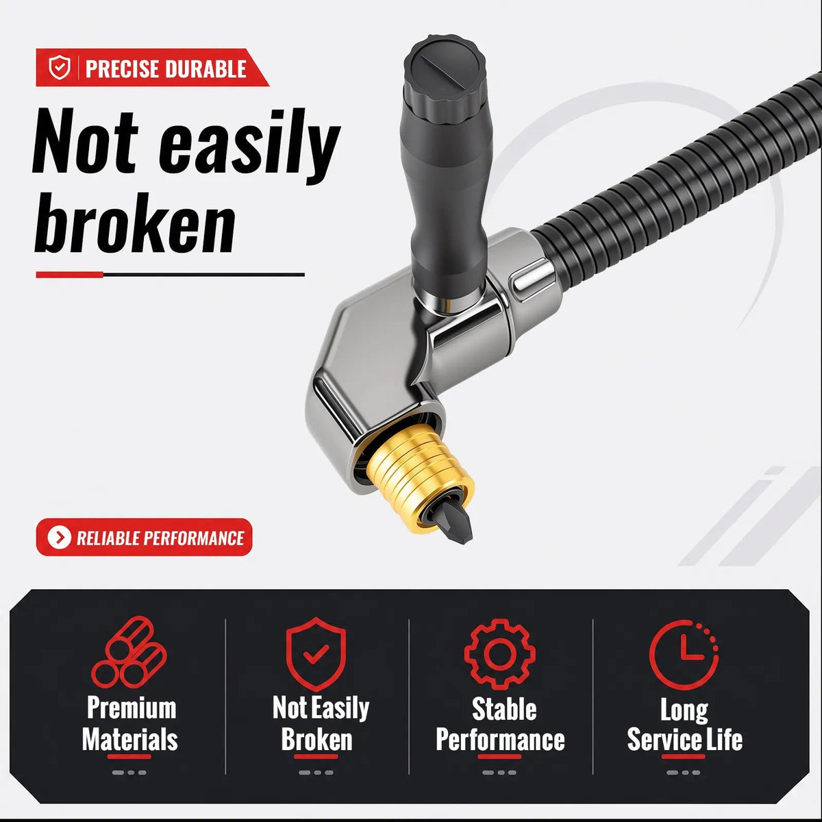 Adaptador de taladro de 90 grados para espacios reducidos