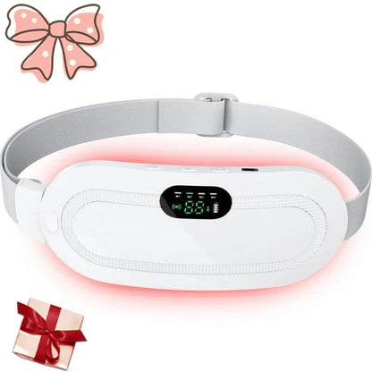 Menstrual Heating Pad Belt, Period Heating Pad, Cordless Electric Waist Belt, Warming Abdominal Massager with Vibration