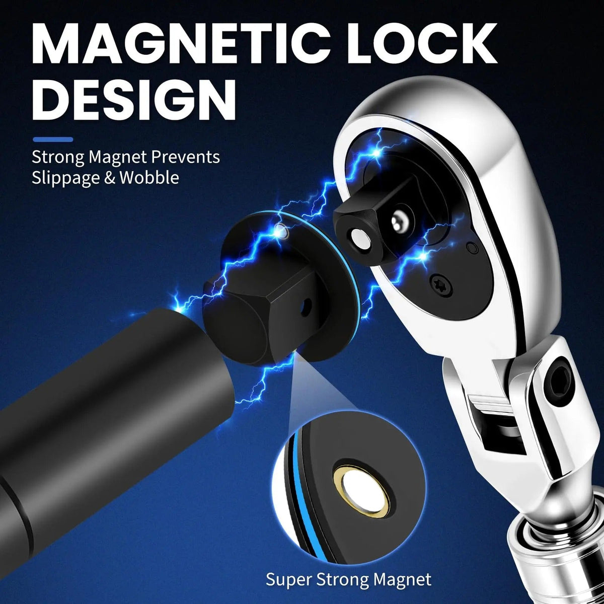 Low-Profile Socket Adapters, 4 Pieces