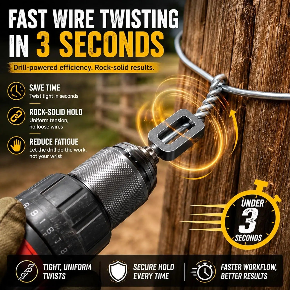 Wire Twisting Tool, No. 9 / No. 11 Options