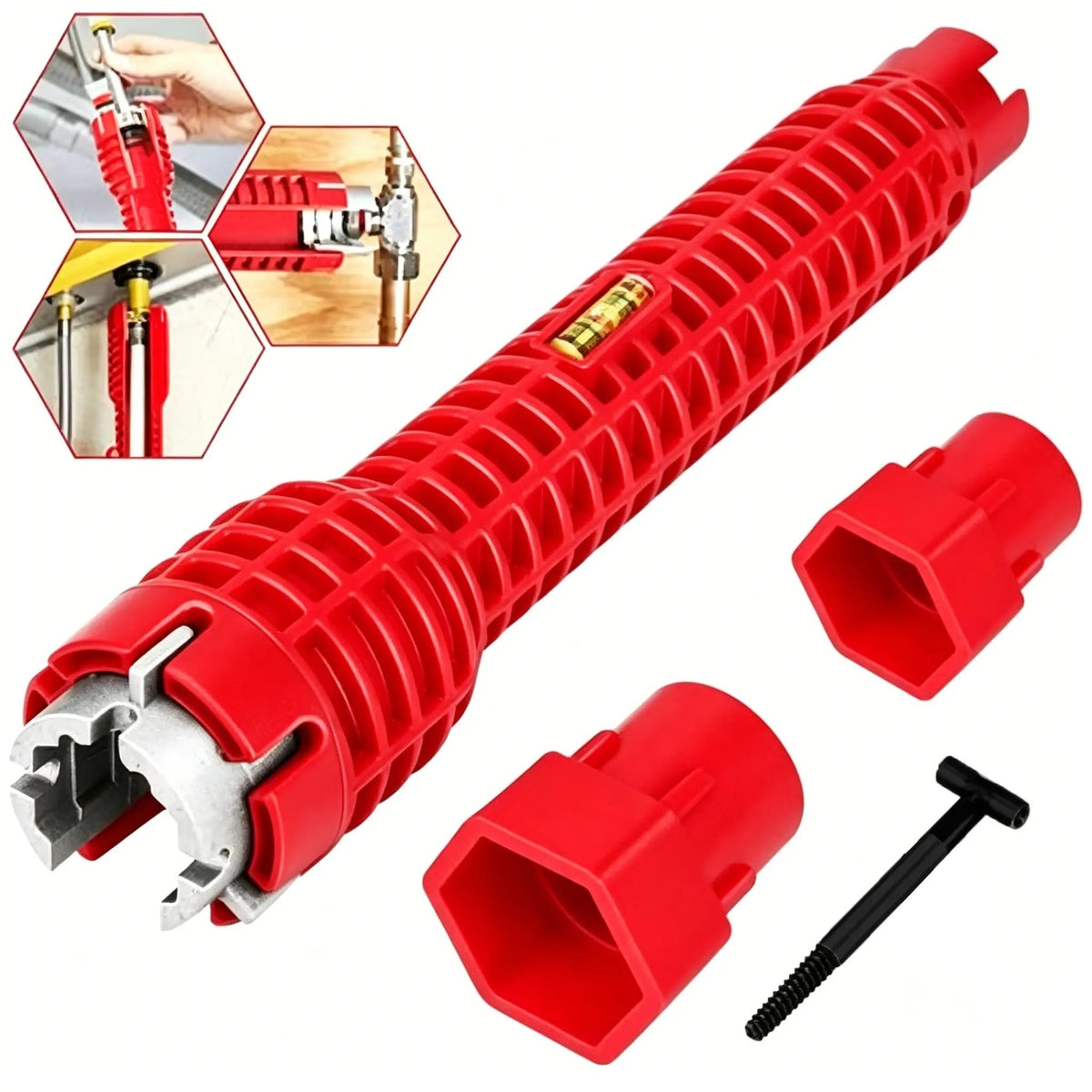 Kit de llave de carraca para grifo, opciones 5 en 1 u 8 en 1