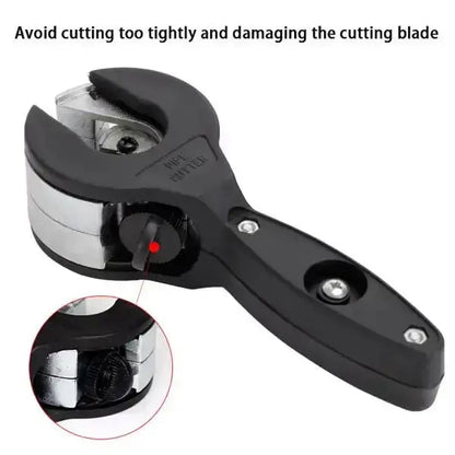 Single-Hand Ratchet Pipe Cutter Tool, Quick Cut for 5/16"-1 1/8" (8-29mm) Stainless Steel, Copper & Alu Cuts, Plastic Pipes, Convenient Tight Space Use, Easy Access Plumbing Home Improvement Hand Tool