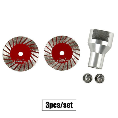 3PCS/5PCS 1.57" Diamond Saw Blades for Granite, Marble, Sandstone, Tombstone & Stone - Angle Grinder Tool for Carving, Lettering in Masonry & DIY,toolupgrade
