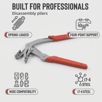 Automotive Fastener Clip Removal Pliers, 1 or 2 Pieces