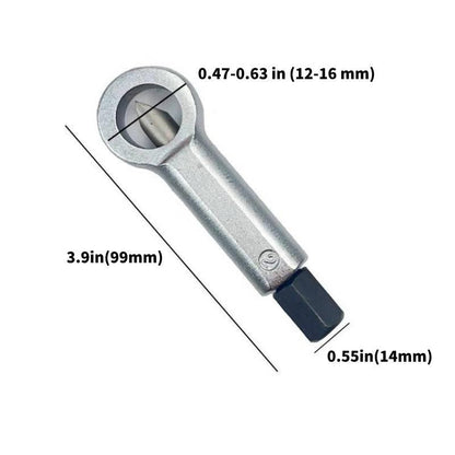 Nut Splitter Tool, Heavy Duty Manual Nut Cracker and Remover, Rusty Nut Breaker for Removing Damaged or Seized Nuts, Summervibes