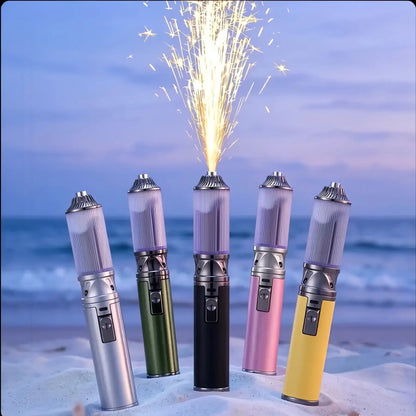 2-in-1 Reusable Spark Wand & Outdoor Torch with Replaceable Cartridge – Party & Celebration Gift