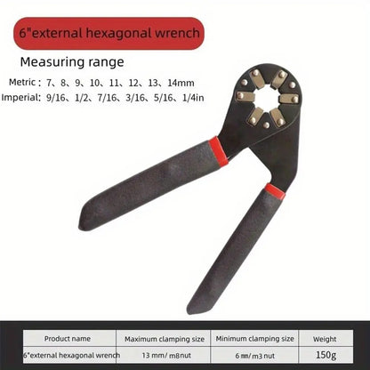 Self-Adjusting Wrench, 6 Inch