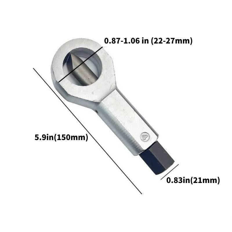 Nut Splitter Tool, Heavy Duty Manual Nut Cracker and Remover, Rusty Nut Breaker for Removing Damaged or Seized Nuts, Summervibes