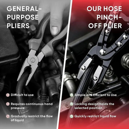 Ratchet Hose Pinch-Off Pliers, 8 / 10 / 12 in