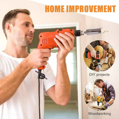 Dado autoajustable con adaptador para taladro, 7–19 mm