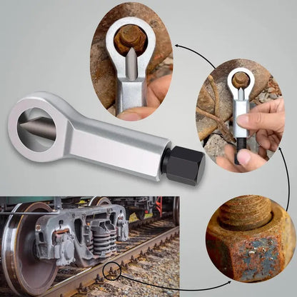 Nut Splitter Tool, Heavy Duty Manual Nut Cracker and Remover, Rusty Nut Breaker for Removing Damaged or Seized Nuts, Summervibes
