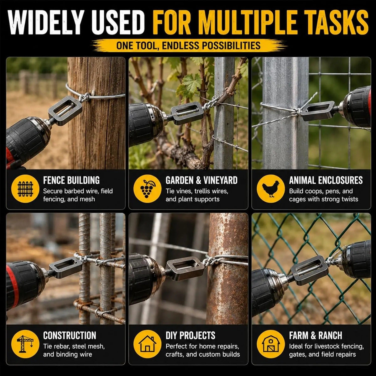 Wire Twisting Tool, No. 9 / No. 11 Options