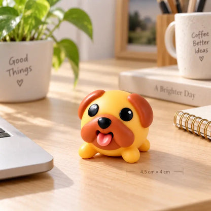 Funny Tongue Popping Pug Toy, Cute Squeeze Dog Fidget Toy, Soft Silicone Stress Relief Gadget, Novelty Desk Toy & Gift,Halloween Christmas Birthday Funny Gift