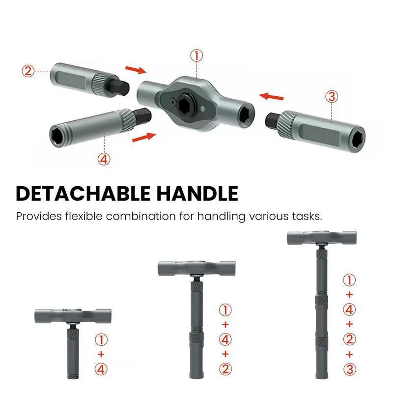 Ratchet Magetic Screwdriver Set, S2 Steel Precision Screwdriver Set - Removable Self Assembly Screwdriver Kit for Furniture Assembly and Repair - Gift for DIYer toolupgrade