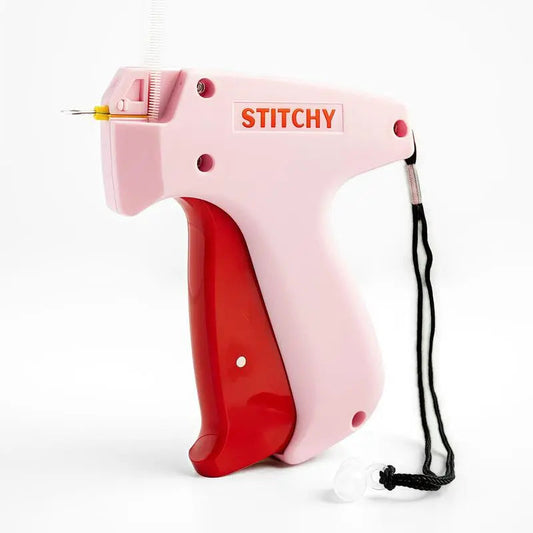 2026 Stitchy Plastic-Body Handheld Sewing Machine - Compact, 6 Needles, 1200 Micro Stitches (1000+), No Magnets/Battery, Multifunctional Home Sewing Tool with Handle, Portable All-in-1 DIY Device for Quick Repairs