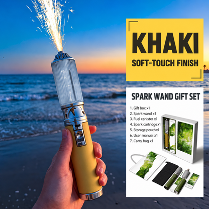 2-in-1 Reusable Spark Wand & Outdoor Torch with Replaceable Cartridge – Party & Celebration Gift