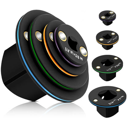 Low-Profile Socket Adapters, 4 Pieces