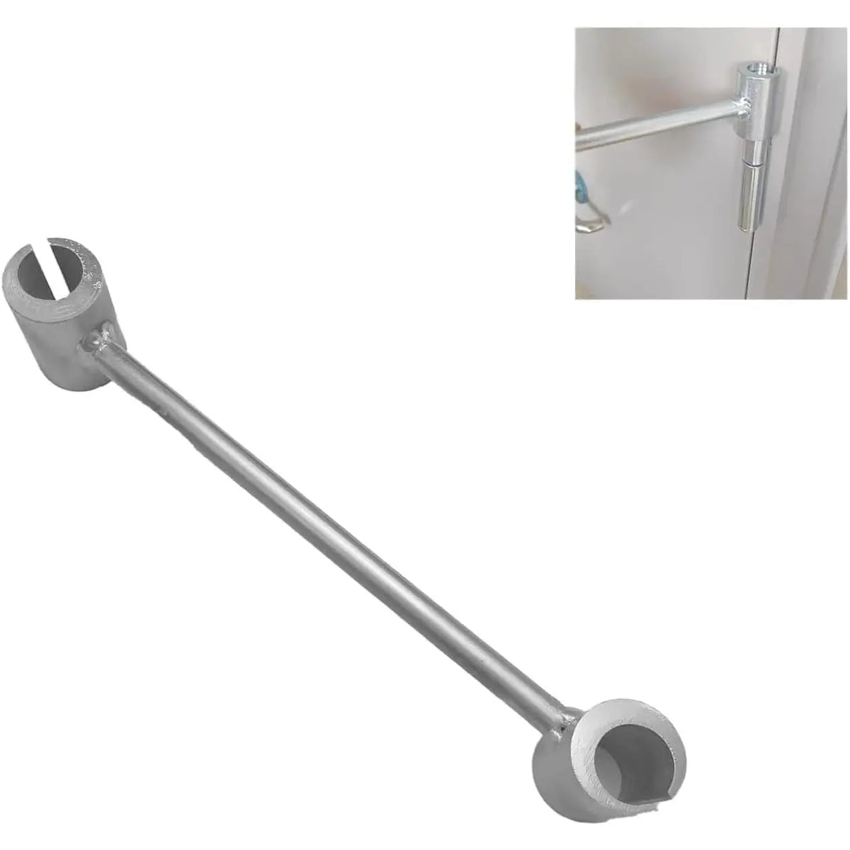 Heavy Duty Door Hinge Adjustment Tool, 2-in-1 Hinge Gap Aligning Wrench, Universal Hinge Bender for Residential, Fire, Security & Clean-Room Flag Hinges
